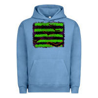 Pigment Pebble Blue halloween with bat backround Urban Hoodie - RanaPortraitStore