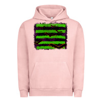 Pigment Salmon halloween with bat backround Urban Hoodie - RanaPortraitStore