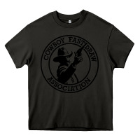 Asphalt cowboy fast draw association Heavy Core Tee - artisFamous