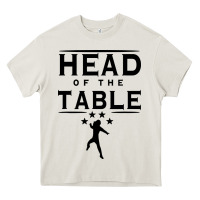 Cream head of the table Heavy Core Tee - artisFamous