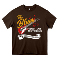 Chocolate Brown the blues music Heavy Core Tee - artisFamous