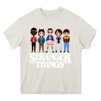 Cream stranger kids Heavy Core Tee - artisFamous