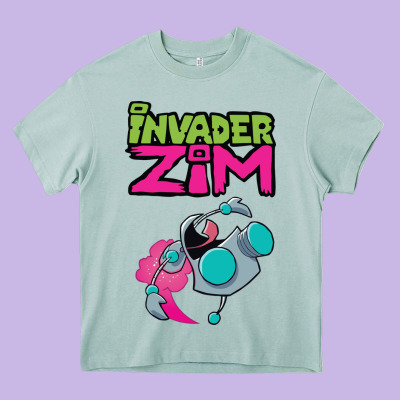 Invader Zim Gir Heavy Core Tee Designed By Artisfamous