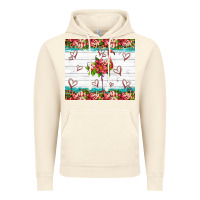 Vintage Artic flamingo with tropical flowers Vintage Hoodie - Artiststas