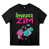 Black Invader Zim Gir Heavy Core Tee - artisFamous