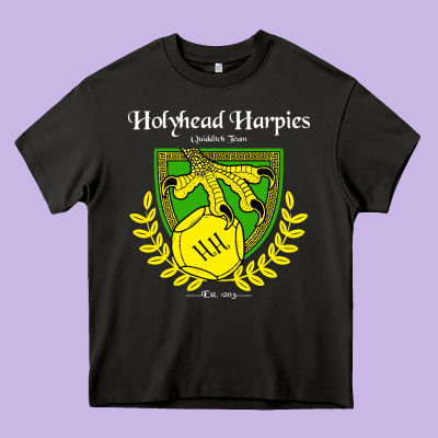 Holyhead Harpies Heavy Core Tee Designed By Artisfamous