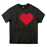 Asphalt i love paris eiffel tower funny Heavy Core Tee - artisFamous