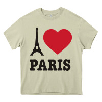 Mossy i love paris eiffel tower funny Heavy Core Tee - artisFamous