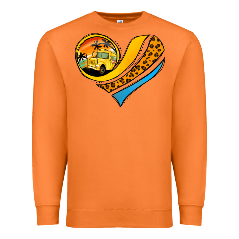 Bus Driver Off Duty Heart Premium Sweatshirt by Jasminsmagicworld | Teevron