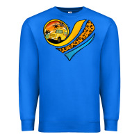 True Royal Bus Driver Off Duty Heart Premium Sweatshirt - Jasminsmagicworld
