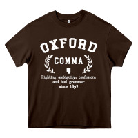 Chocolate Brown funny english grammar nerd Heavy Core Tee - artisFamous