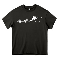 Asphalt hockey player heartbeat ice Heavy Core Tee - artisFamous