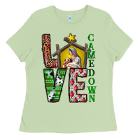 Matcha Love Come Down Ladies Tee - CowhideDigitalArt