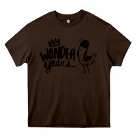 Chocolate Brown The Wonder Years Heavy Core Tee - artisFamous
