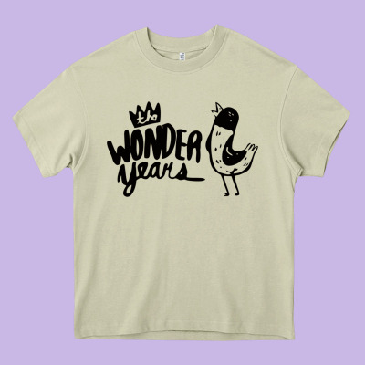 The Wonder Years Heavy Core Tee Designed By Artisfamous