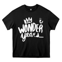 Black The Wonder Years Heavy Core Tee - artisFamous