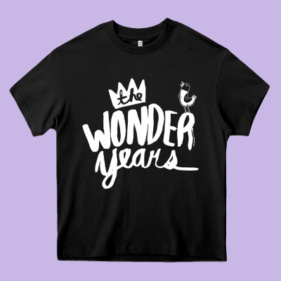 The Wonder Years Heavy Core Tee Designed By Artisfamous