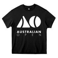 Black australian open Heavy Core Tee - artisFamous