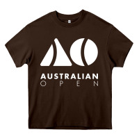 Chocolate Brown australian open Heavy Core Tee - artisFamous