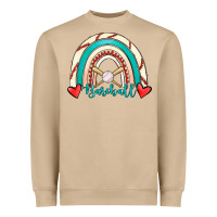 Mushroom Baseball Rainbow Heavyweight Sweatshirt - RanaPortraitStore
