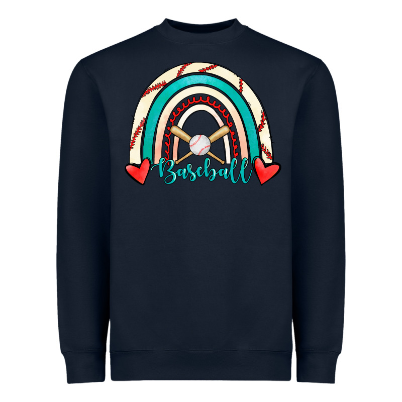Baseball Rainbow Heavyweight Sweatshirt by RanaPortraitStore | Teevron