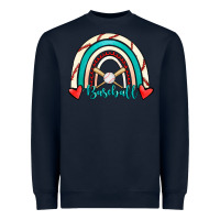Navy Baseball Rainbow Heavyweight Sweatshirt - RanaPortraitStore