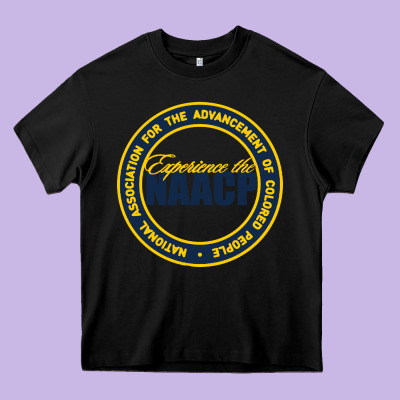 Naacp Heavy Core Tee Designed By Artisfamous