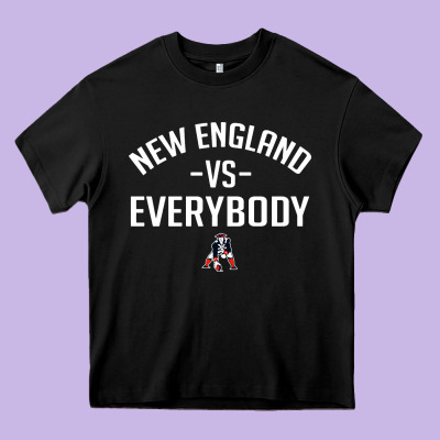 New England Everybody Heavy Core Tee Designed By Artisfamous