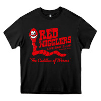 Black red wigglers Heavy Core Tee - artisFamous