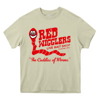 Mossy red wigglers Heavy Core Tee - artisFamous