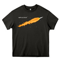 Asphalt SpaceX Rocket Heavy Core Tee - artisFamous