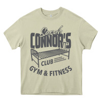 Sarah Connor's Club - Gym & Fitness Heavy Core Tee | Teevron