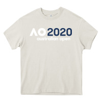 Cream australian open Heavy Core Tee - artisFamous