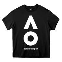 Black australian open Heavy Core Tee - artisFamous