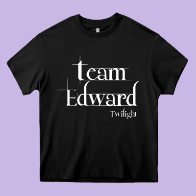 Team Edward Twilight Heavy Core Tee Designed By Artisfamous