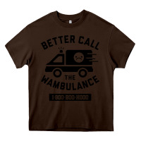 Chocolate Brown wambulance Heavy Core Tee - artisFamous
