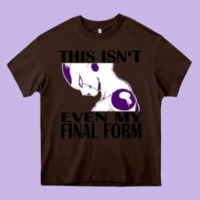 Even My Final Form Heavy Core Tee Designed By Artisfamous