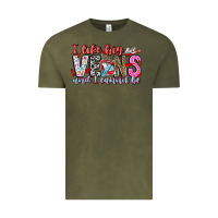 Vintage Olive I Like big veins and cannot be Vintage Tee - CowhideDigitalArt