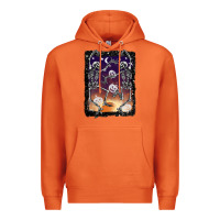 Carrot halloween dancing skeletons stars Premium Hoodie - BarkalooDesign