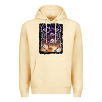Pina Colada halloween dancing skeletons stars Premium Hoodie - BarkalooDesign