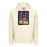 Halloween Dancing Skeletons Stars Premium Hoodie | Teevron