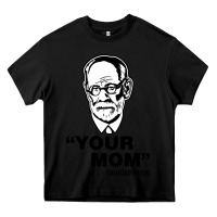 Black your mom  Sigmund Freud Heavy Core Tee - artisFamous
