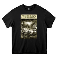 Black sturgill simpson Heavy Core Tee - artisFamous