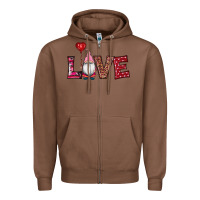 Chestnut valentine's day gnomes love Zipper Hoodie - RanaPortraitStore