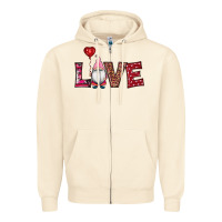 Sandshell valentine's day gnomes love Zipper Hoodie - RanaPortraitStore
