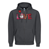 Smoke valentine's day gnomes love Zipper Hoodie - RanaPortraitStore