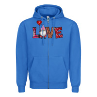 True Royal valentine's day gnomes love Zipper Hoodie - RanaPortraitStore