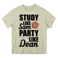 Mossy study like sam party like dean Heavy Core Tee - artisFamous