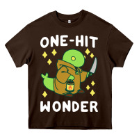 Chocolate Brown one hit wonder   tonberry Heavy Core Tee - artisFamous