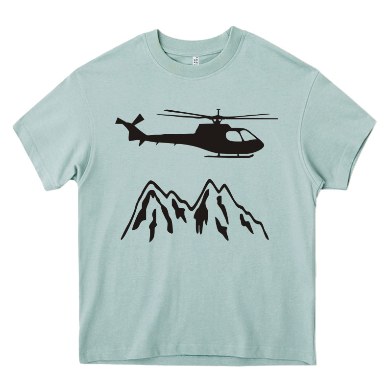 Mountain Rescue Helicopter Funny Heavy Core Tee by artisFamous | Teevron